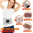 thumbnail image 3 of Faja Lumbar Masajeadora Inflable Con Calor - Soporte Ajustable Y Vibración Para Alivio De Espalda, 3 of 16