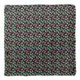 thumbnail image 4 of Bimba Black Colorful Pure Silk Printed Scarf Dupatta Head Neck Wrap Bandanas For Women 40 x 80 Inches, 4 of 6