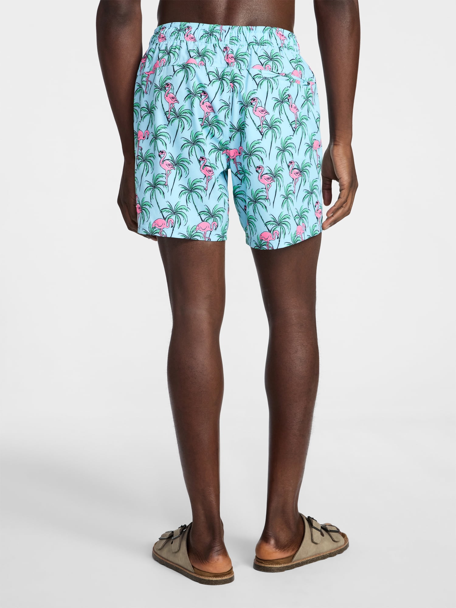 George Men's and Big Men's Performance Lined Swim Trunks, 5" Inseam, Sizes S-3XL