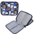 thumbnail image 1 of Teamoy Estuche para Agujas de Ganchillo Organizador de Agujas de Ganchillo Vacío con Múltiples Bolsillos para Agujas de Ganchillo y Accesorios de Tejer Gatos Azul, 1 of 1