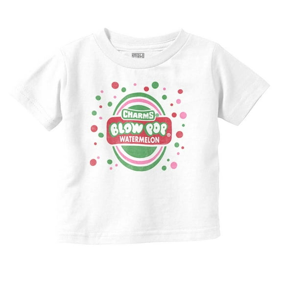 Watermelon Blow Pop Retro Candy Cute Toddler Boy Girl T Shirt Infant Toddler Brisco Brands 18M