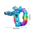 thumbnail image 3 of Light Up Water Blaster with Glowing Ring Tank, High Pressure Long Range Water Gun for Outdoor Pool Party, Backyard Summer Entertainment and Beach Games, 3 of 8