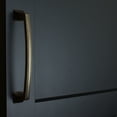 thumbnail image 4 of GlideRite 5 in. Center Classic Base Pull Cabinet Hardware Handles, Antique Brass, Pack of 5, 4 of 5