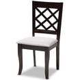 thumbnail image 3 of Baxton Studio Verner Wood Dining Chair in Gray and Espresso - Set of 4, 3 of 7