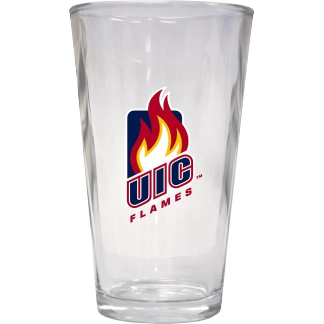R and R Imports University of Illinois at Chicago UIC Flames Insulated Travel Mug-NCAA 20oz Stainless Steel Tumbler 