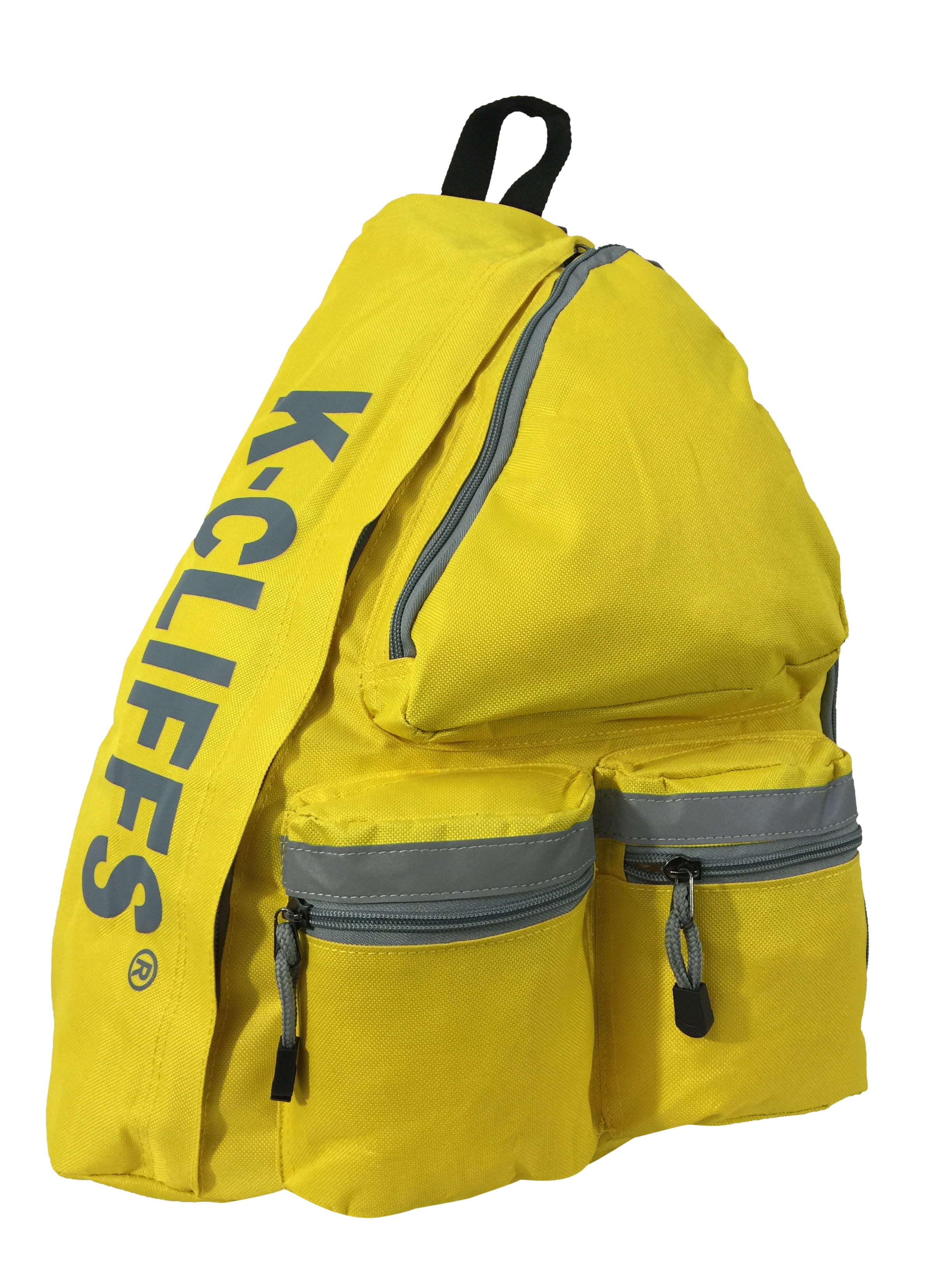 K Cliffs Reflective Sling Backpack Safety Bright Yellow Student