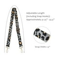 thumbnail image 4 of Wrapables Wide Adjustable Crossbody Handbag Strap, Women's Replacement Bag Strap for Purses, Gray Leopard Print, 4 of 7