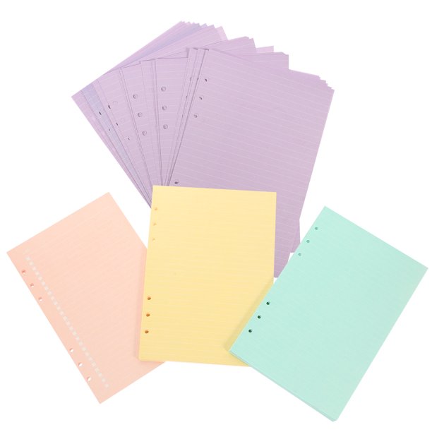 TEHAUX Hojas De Para Encuadernador Papel Práctico Multicolor Para Notas Y Diarios