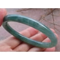thumbnail image 2 of Certified Icy Green Burma Natural A JADE Jadeite Circle Bangle Bracelet 56 mm 657701 TN, 2 of 13