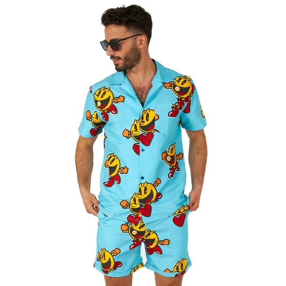 Pac-Man Men's Waka Waka Swimsuit & Shirt