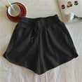 thumbnail image 5 of Shorts Women's Sports Shorts Summer Soft Breathable And Sweat Absorbent Odor And Leg Lengthening Effect With Pockets Thin Chaffing Shorts for Women Women Shorts Casual plus Size Elastic Waist Shorts, 5 of 5