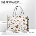 thumbnail image 3 of Large Capacity Tote Bag,Playful Halloween Icons Pattern Handbag Fashion Luxury Tote Bag,15.7"x13"x 5.1" Inches,Laptop Compatible, 3 of 6