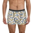 thumbnail image 4 of Wukai Cute Rabbit Print Men’s Underwear Breathable Boxer Briefs,&nbsp;Moisture Wicking & Breathable-Medium, 4 of 7