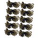 thumbnail image 2 of Conjunto de 10 botones de rana china, accesorios de zapatos para manualidades Negro, 2 of 8