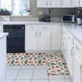 thumbnail image 4 of Kitchen Rug Mat Watercolor Christmas, Set of 2, Anti-Fatigue Non-Skid Washable Kitchen Runner Rugs, Cartoon Soft Comfort Rug for Kitchen, Floor Home, Front of Sink, Laundry, 4 of 6