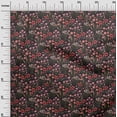 thumbnail image 3 of oneOone Silk Tabby Red Fabric Floral Sewing Craft Projects Fabric Prints By Yard 42 Inch Wide, 3 of 4