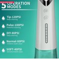 thumbnail image 5 of WATERPIK Hydropulseur Sans Fil Nettoyeur de Dents Portable Fil Dentaire 8 Embouts Jet, 5 of 5