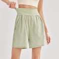 thumbnail image 2 of SAWOBUUN Women High Waist Running Shorts Loose Fit Athletic Quick Dry Breathable Workout Shorts for Gym Yoga Casual, 2 of 6