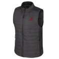thumbnail image 2 of Men's Colosseum Charcoal Alabama Crimson Tide Nightman Full-Zip Puffer Vest, 2 of 3