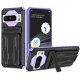 thumbnail image 1 of KOMI for Google Pixel 8 Pro Case with Card Holder, Built-in Stand Full-Body Drop Tested Protective Wallet Case for Google Pixel 8Pro (Purple), 1 of 5