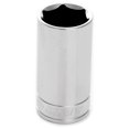 thumbnail image 3 of Performance Tool Socket W38330 3/8 Inch Drive; 15/16 Inch; Standard; Deep Socket; 6 Point; Polished Nickel Chrome Plated; Vanadium Alloy Steel; Single, 3 of 4