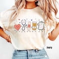 thumbnail image 2 of Nurse Doodle Shirt Back To School Gift, Nurse Life School Nurse Shirt, PICU Healthcare Worker Gift, 2 of 6