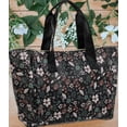 thumbnail image 5 of Jessica Simpson Women's Vegan Leather Insulated Reusable Cooler Lunch Bag Tote for Work, Travel, Commute, Recreation, Beach and Picnic in Floral Gardens, 5 of 8