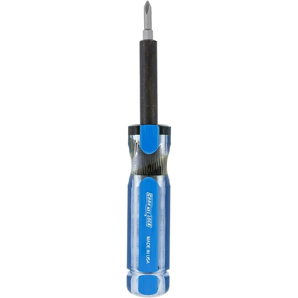 Channellock 61A 6N1 Screwdriver with Nut driver Acetate Handle, Black Oxide Coated