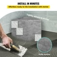 thumbnail image 6 of VEVOR Tile Shower Seat, 22.4" x 16" x 20" Ready to Tile Shower Seat, Factory Waterproof & 100% Leak Proof Tileable Shower Corner Seat, 440lbs Load-Bearing Triangular Board Shower Bench, Grey, 6 of 9