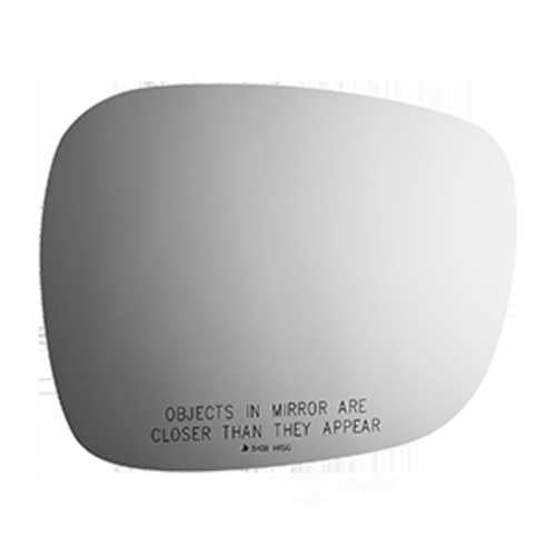 Burco Side View Mirror Replacement Glass with Motor Mount Plate - Clear Glass - 5408HRSG