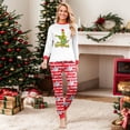 thumbnail image 2 of Matching Family Christmas Pajamas Set Sleepwear Long Sleeve Loungewear Holiday Xmas PJs for Dad Mom Kids (Women, L), 2 of 5