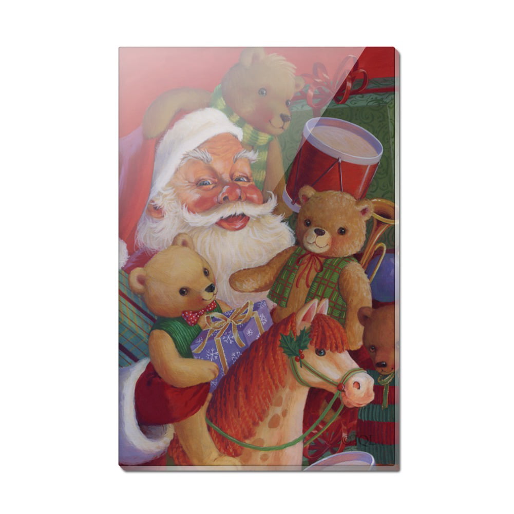 CHRISTMAS MAGNET Holiday Snowman Santa Claus Ornament Cat Dog Bells Kitten Gift 