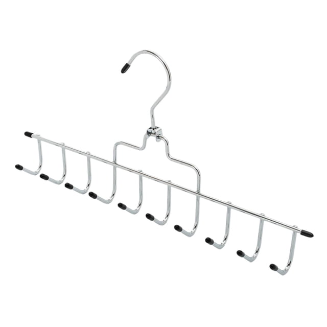 Corbatas, cinturones, toallas, colgador de Metal con ganchos, cinturones colgantes, organizadores de bufandas para bufandas, chales, ropa, pantalones, Negro Macarena colgador de corbata