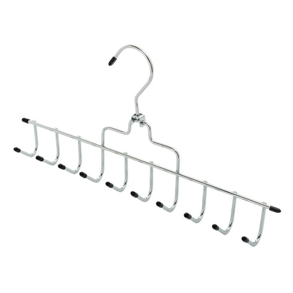 Tie Belt Hangers Storage Rack Hanging Belt Racks for Scarves Belts Tank Tops Black