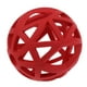 thumbnail image 1 of Pelota de goma maciza para perros, juguete masticable con forma de rejilla, Ø 7 cm / 9 cm / 12,5 cm Rojo - S, 1 of 4