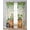 Green Gold Beige, variant on St. Patrick's Day Sheer Curtains 39 Inch Length 2 Panels Set for Living Room/Bedroom, Green Lucky Shamrocks Harp Beer Black Kitchen Curtains Grommet Semi-Sheer Curtains Window Treatments 27.5"x39"x2