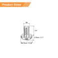 thumbnail image 2 of Uxcell #6-32x1/4" Pan Head Machine Screws, Stainless Steel 18-8 Screw, Pack of 25, 2 of 7