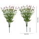 thumbnail image 3 of Plantas Simuladas de Burdeos onlyliua Paquete de Flores Falsas Decoración para Bodas, 3 of 6