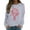 Grey, variant on Women's Oversized Sweatshirts Fashion Spring Tops Lobster Print Long Sleeve Crewneck Fall Casual Pullover Sweater