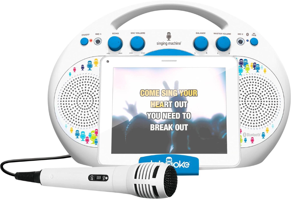 Singing Machine Tabeoke Portable Karaoke System (iSM398BT) Deals,...