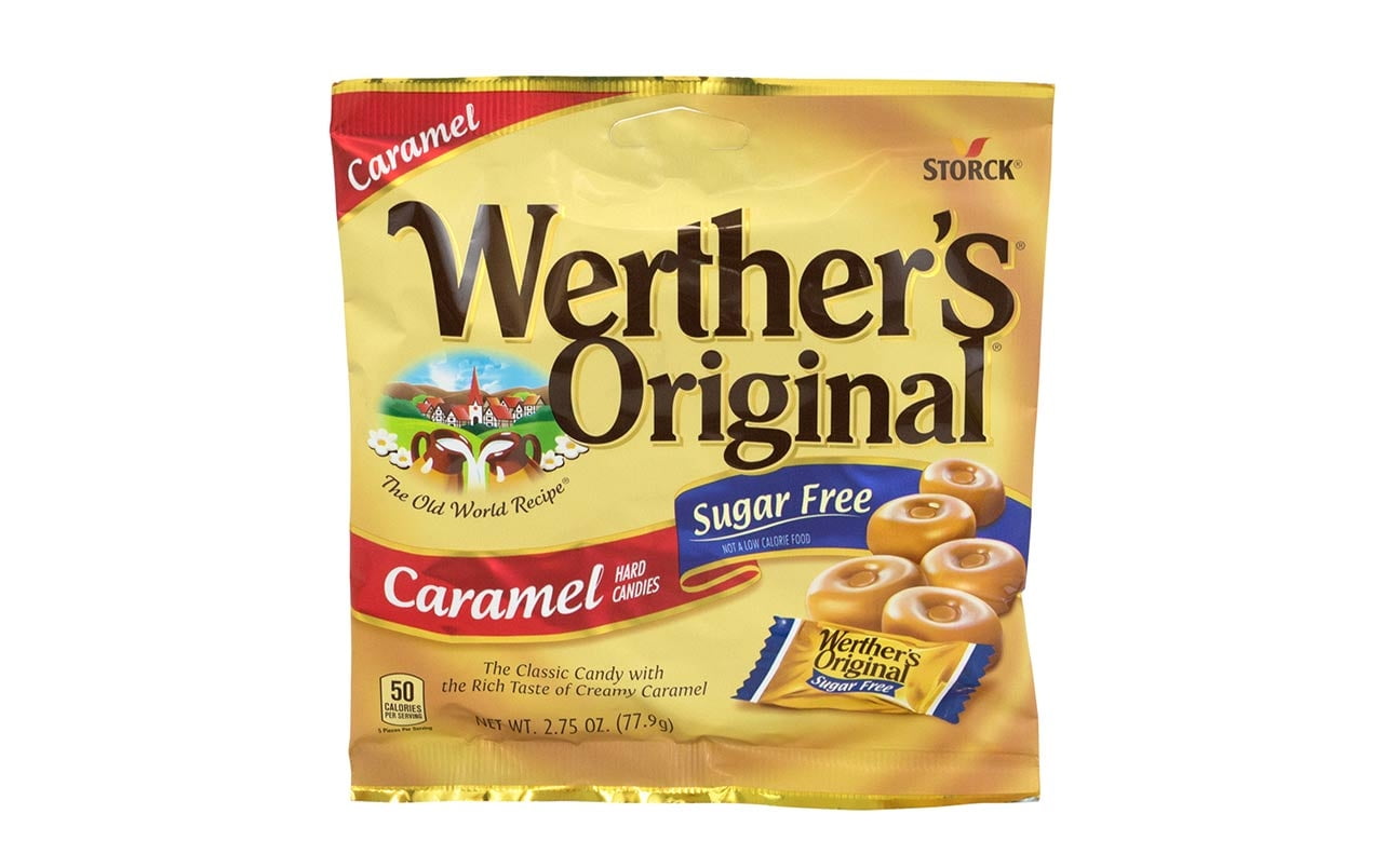 Werther's Original Caramel Hard Candies Sugar Free, 2.75 oz, 3 Pack