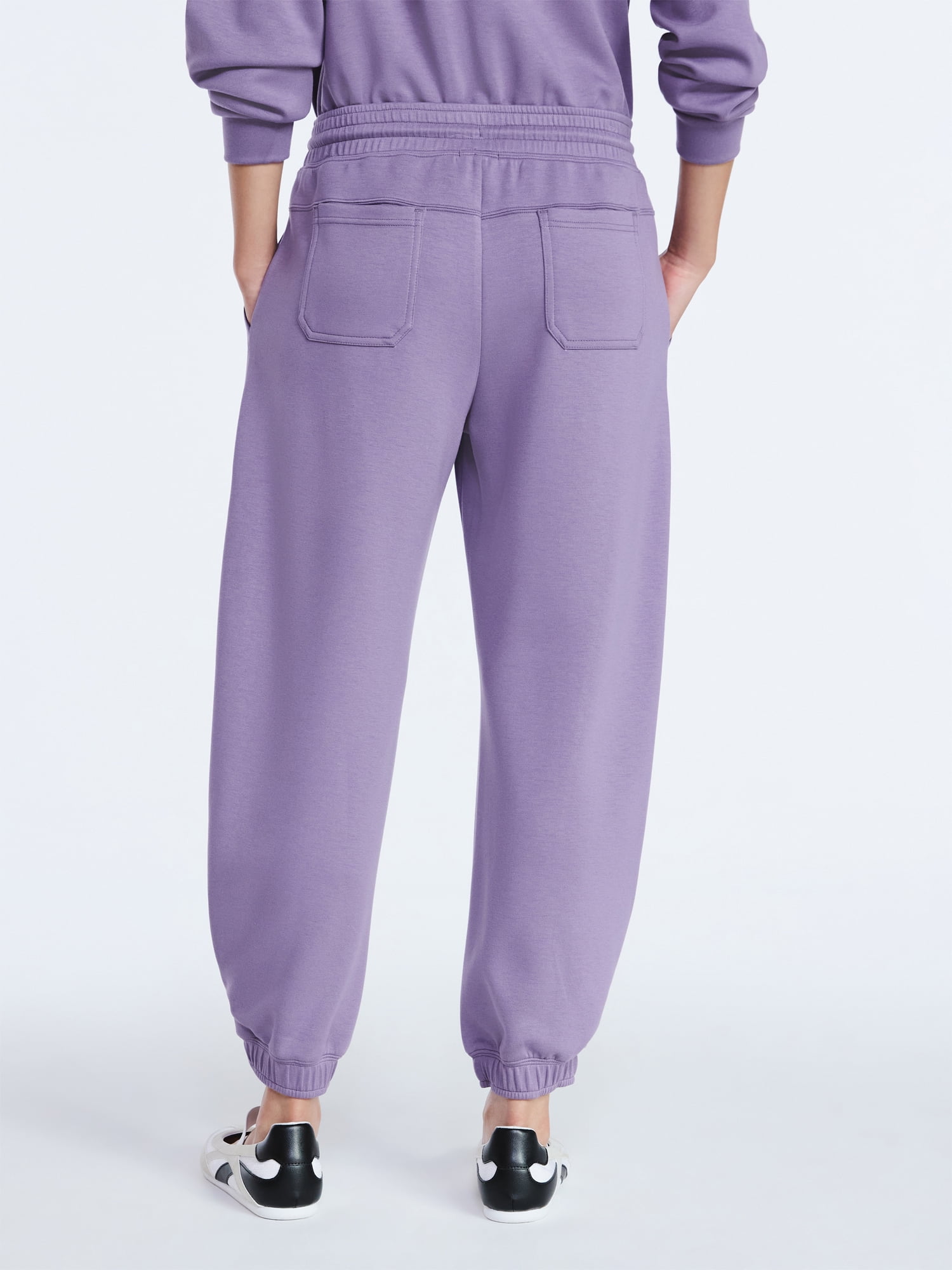 Scoop Women's and Women's Plus New Scubaknit Barrel Pants, Sizes XS-4X