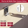 thumbnail image 5 of 4-Pack Hooks for Hardie Board Siding Tools, for 5/16Inch Fiber Cement Siding, Wall Anchor Siding Installation Tools, 5 of 8