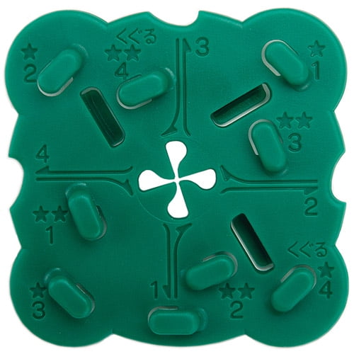 Clover Asian Knot Templates, Flower Knot