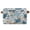 Blue Floral Seamless Pattern, variant on 1-Pack Square Closet Organizers with Handles Open Basket Bins Blue Floral Seamless Pattern Storage Basket for Home Office