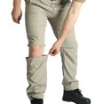 thumbnail image 1 of Pantalon de Randonnée Convertible pour Homme, Léger, à Fermeture Éclair, Respirant, Pantalon Cargo pour Activités de Plein Air et Voyage, 1 of 8