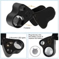 thumbnail image 4 of Foldable Jewelry Magnifier With Bright LED Light 30X 60X Illuminated Jewelers Eye Magnifier For Gems Jewelry Alphabet Beads for Jewelry Making Metal Forming Pliers Beads for Rings Charm Bracelet Kits, 4 of 4