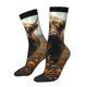 thumbnail image 1 of Fotbe Grassland Sunflower Cow Calcetas Largas con Estampado para Hombre y Mujer – Calcetas de Compresión Transpirables y Elásticas, Viajar y Uso Diario Talla 5-11, 1 of 6