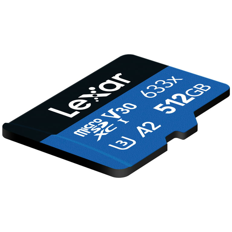Lexar 512GB High Performance 633X MicroSDHC UHS-I