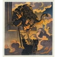 thumbnail image 2 of Udo Keppler 15x16 Gold Ornate Wood Frame and Double Matted Museum Art Print Titled - Fireman, Save My Child! (1910), 2 of 4